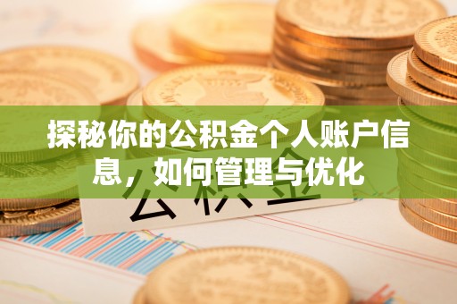 天全探秘你的公积金个人账户信息，如何管理与优化