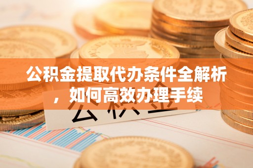 天全公积金提取代办条件全解析，如何高效办理手续
