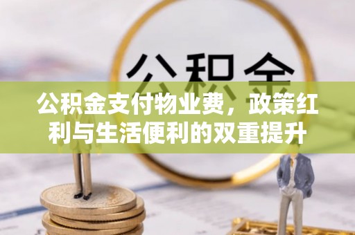 天全公积金支付物业费，政策红利与生活便利的双重提升