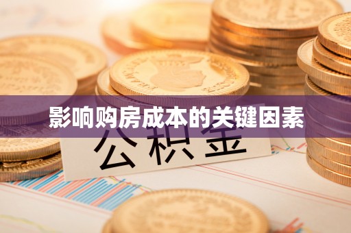 天全影响购房成本的关键因素