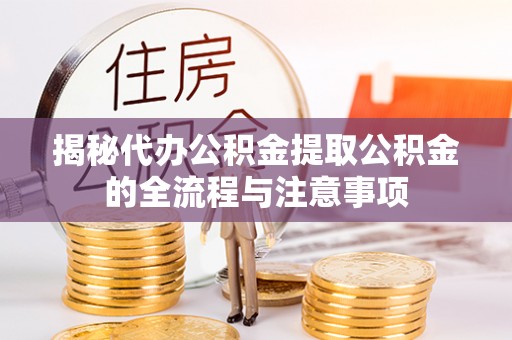 天全揭秘代办公积金提取公积金的全流程与注意事项