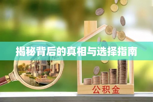 天全揭秘背后的真相与选择指南
