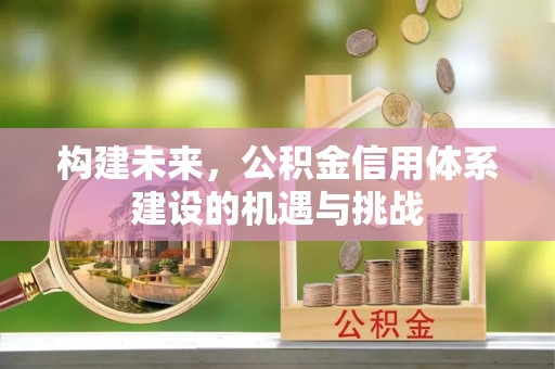 天全构建未来，公积金信用体系建设的机遇与挑战
