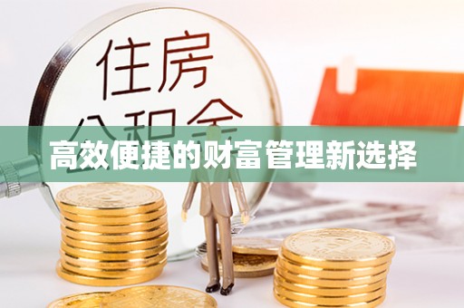 天全高效便捷的财富管理新选择
